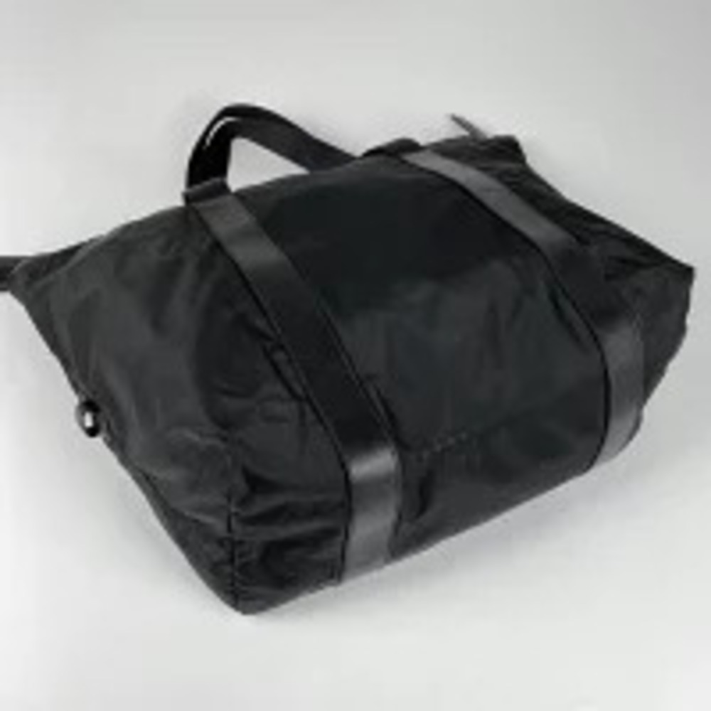 Prada shoulder plate Boston bag black nero Black